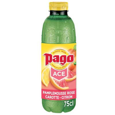Pago Jus de pamplemousse rose, carotte et citron, 75cl