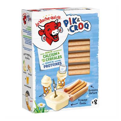 La vache qui rit Fromage fondu et gressins natures, 280g
