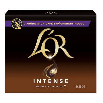 L'or Espresso Café Moulu Intense, 2x250g