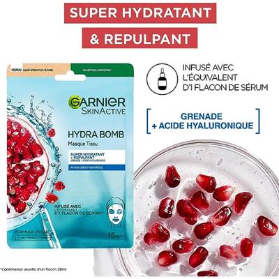 5021044124885 - Garnier - Masque tissu Visage Coffret Découverte