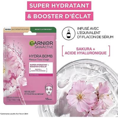 5021044124885 - Garnier - Masque tissu Visage Coffret Découverte