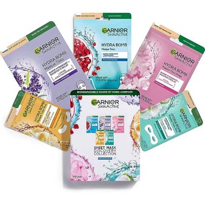 5021044124885 - Garnier - Masque tissu Visage Coffret Découverte