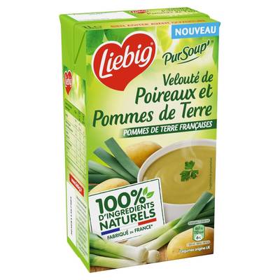 Liebig Soupe Velouté de Poireaux et Pommes de Terre, 1L