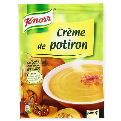 Knorr Soupe Crème de potiron déshydratée, 100g