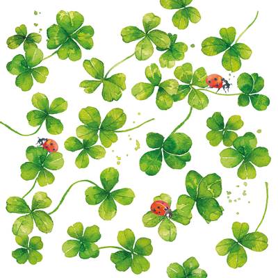 Paperproducts Design Serviettes papier Luck, 20 serviettes