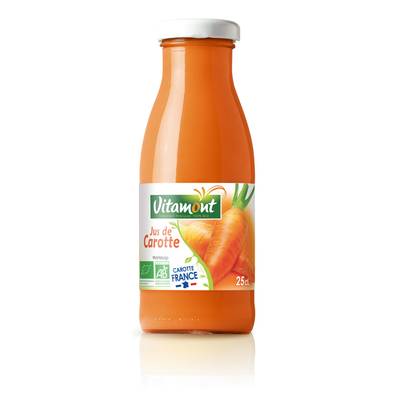 Vitamont Mini jus de carotte Bio, 25cl
