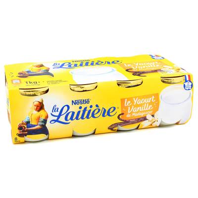 La laitière Yaourt à la Vanille, 8x125g