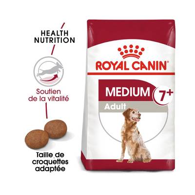 3182550402286 - Royal Canin - Croquettes Soutien de la Vitalité 7+ pour Chien Moyen Adulte