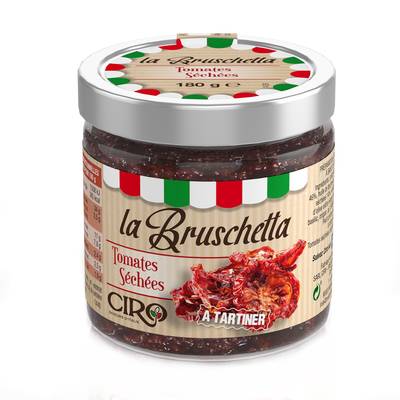 Ciro Bruschetta Tomates séchées sans gluten, 180g
