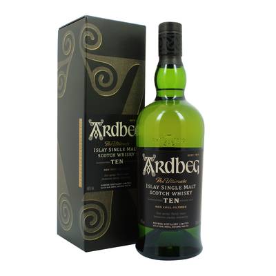 Ardbeg Islay single malt scotch whisky 10 ans 40°, 70cl