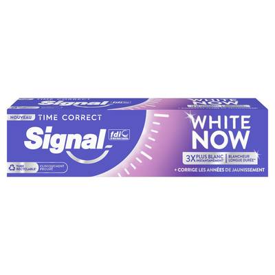 Signal Dentifrice Anti-Jaunissement White Now Time Correct, 75ml