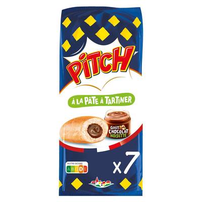Pasquier Pitch à la Pâte à Tartiner, 7 briochettes - 262g
