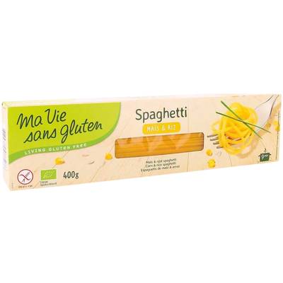Ma Vie Sans Gluten Spaghetti maïs & riz bio sans gluten, 400g