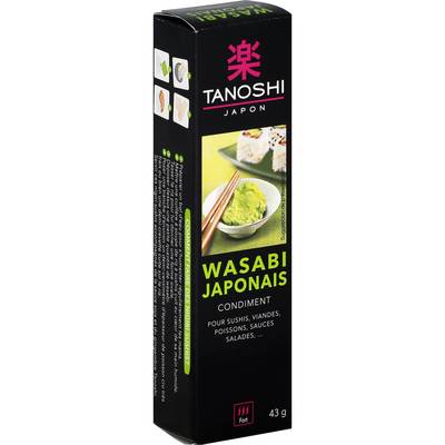 Tanoshi - Japon Wasabi Japonais en tube, 43g