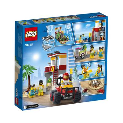 5702017161587 - LEGO® City - 60328- Le poste de secours sur la plage