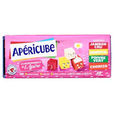 Apéricube Minis fromages L'Incontournable de l'apéro, 250g