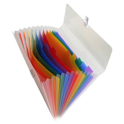 Exacompta Trieur familial polypro translucide, 13  positions