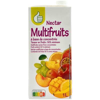 Pouce Nectar multifruits brique, 1L