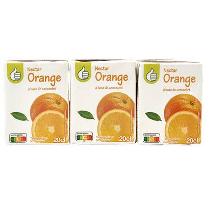 Pouce Nectar d'Orange en briquette, 6x20cl