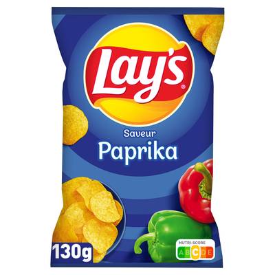 Lays Chips saveur Paprika, 130g