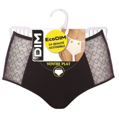 Dim Slip ventre plat Noir EcoDim, Taille 38