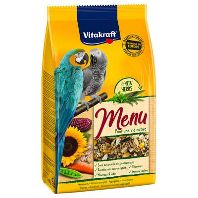 Vitakraft Menu Premium pour Perroquets, 900g