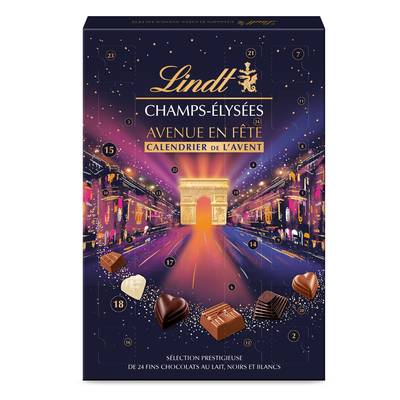 Lindt Calendrier de l'Avent Champs Elysée, 250g