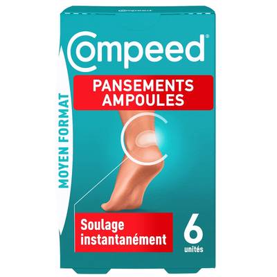 Compeed Pansement ampoules, 6 pansements