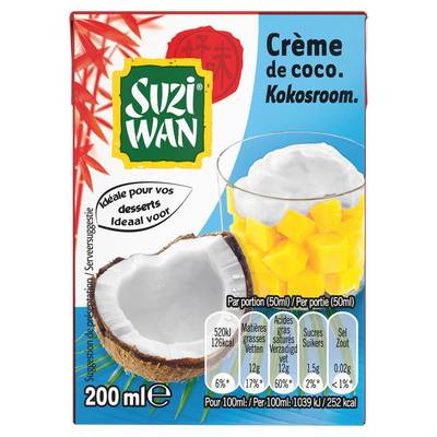 Suzi Wan Crème de coco, 20cl