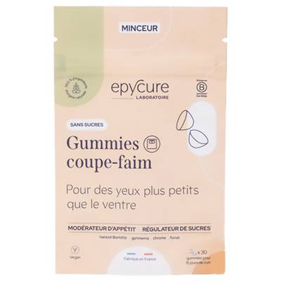 Epycure Coupe Faim Sans Sucre Sucre, 60 pièces
