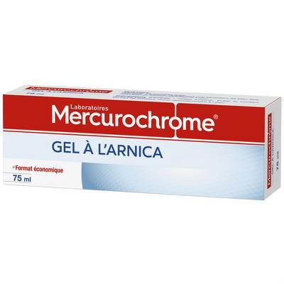 Mercurochrome Gel à l'arnica, 75ml