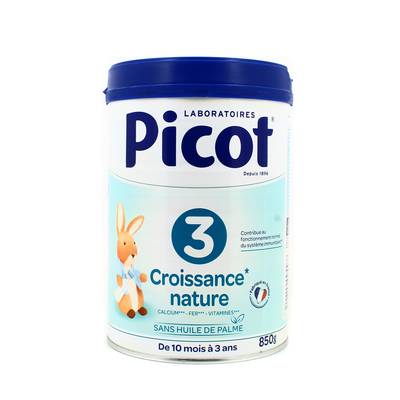 Laboratoire Picot Lait de Croissance 3 en Poudre Bébé Dès 10 mois, 850g