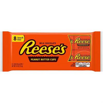 Reese 's 8 Cups au beurre de cacahuète saveur chocolat au lait, 124g