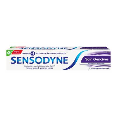 Sensodyne Dentifrice Soin Gencives Triple Action, 75ml