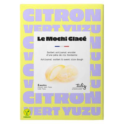 Le Mochi Glacé Mochi glacé citron vert, Yuzu, 210g