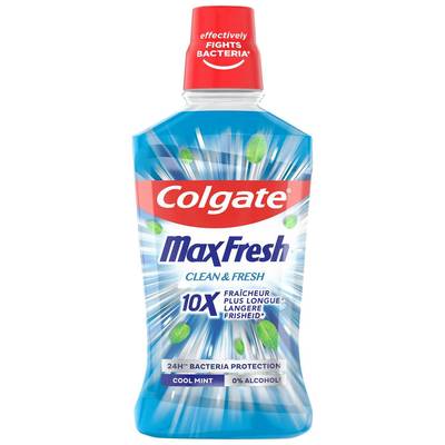 Colgate Bain de bouche Max Fresh Fraîcheur Intense, 500ml