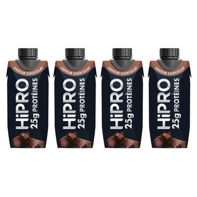 HiPRO Yaourt à boire Chocolat, 4x330ml