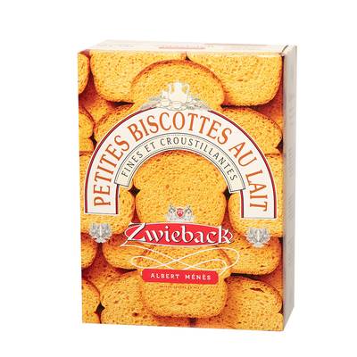 Albert Ménès Petites biscottes suisses au lait, 165g