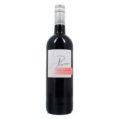 Plume Vin rouge faible en alcool 9°, 75cl