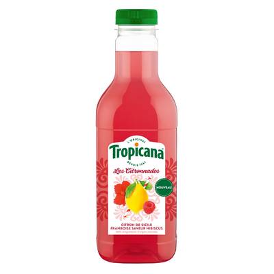 Tropicana Citronade Citron de Sicile & Framboise Saveur Hibiscus, 90cl