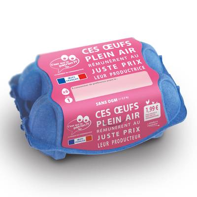 C'est qui le Patron Œufs de Plein Air Sans OGM, 6  oeufs