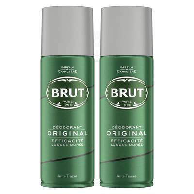 Brut Déodorant spray original, Lot de 2x200ml