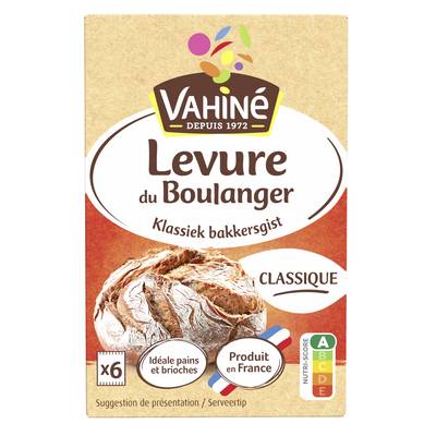 Vahine Levure de Boulanger Traditionnelle - 6 sachets, 48g