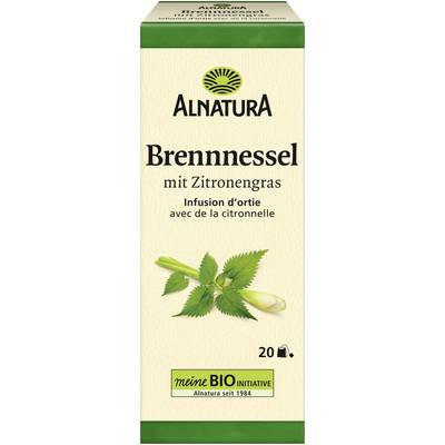 Alnatura Infusion d'Ortie à la Citronnelle Bio - 20 sachets, 30g