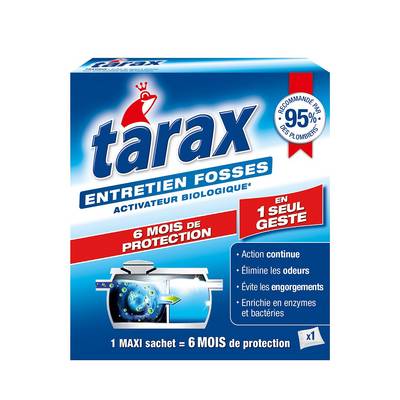 Tarax Activateur biologiques fosses septiques pour 6 mois de protection, 1 sachet
