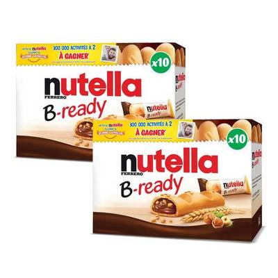 Nutella B-ready (2x10 étuis), 2x220g