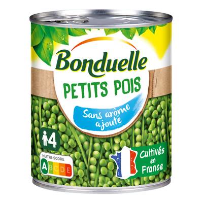 Bonduelle Petits pois sans arôme ajouté, 560g