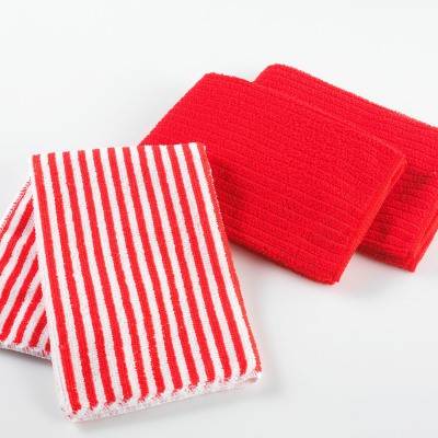 Douceur D Interieur 3 torchons microfibre CUISTOT ROUGE, 40 x 40 cm