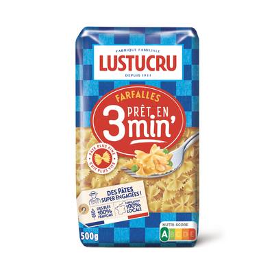 Lustucru Pâtes Farfalle Cuisson Rapide, 500g