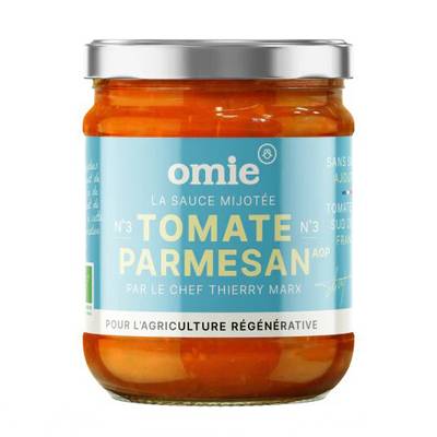 Omie Sauce Tomate Parmesan Bio - Par le Chet Thierry Marx, 190g